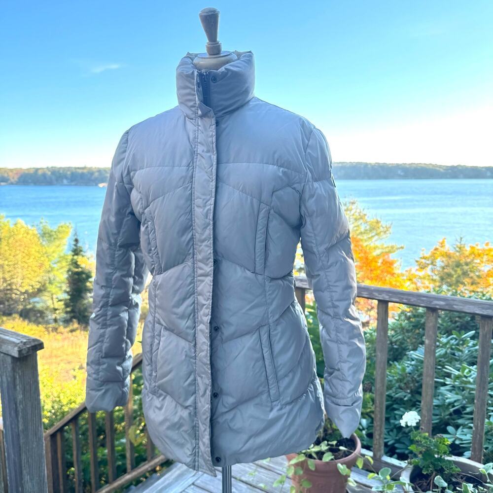 ADD Down Puffer Coat Women’s Gray Jacket - Size 8
